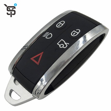 Top quality case remote key for Jaguar custom car flip key shell 5 button